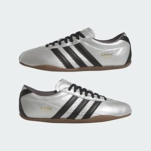 Adidas Originals Japan Tênis feminino, Prata metálico/núcleo preto